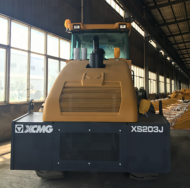 XCMG 20 ton single drum vibratory roller compactor XS203J road roller machine price